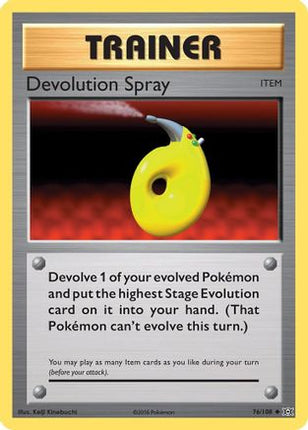 Devolution Spray - 76/108 [XY - Evolutions] Reverse Holofoil