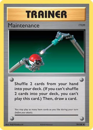Maintenance - 79/108 [XY - Evolutions] Reverse Holofoil
