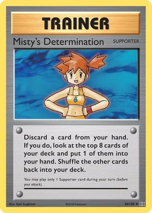 Misty's Determination - 80/108 [XY - Evolutions] Reverse Holofoil