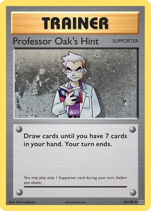 Professor Oak's Hint - 84/108 [XY - Evolutions] Reverse Holofoil