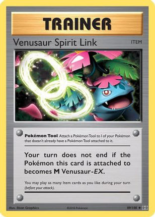 Venusaur Spirit Link - 89/108 [XY - Evolutions] Reverse Holofoil