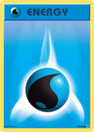 Water Energy - 93/108 [XY - Evolutions] Reverse Holofoil