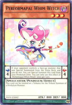 Performapal Whim Witch (Rare) [INOV-EN002] 1st Edition