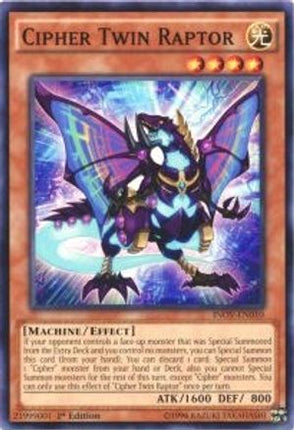 Cipher Twin Raptor (Common / Short Print) [INOV-EN010] 1st Edition