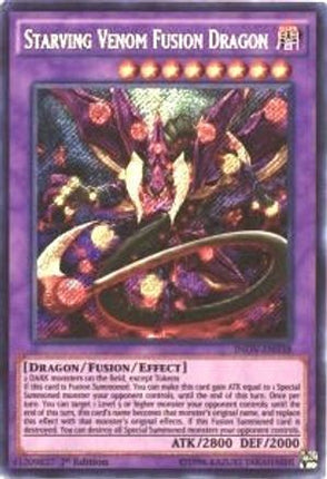 Starving Venom Fusion Dragon (Secret Rare) [INOV-EN038] 1st Edition