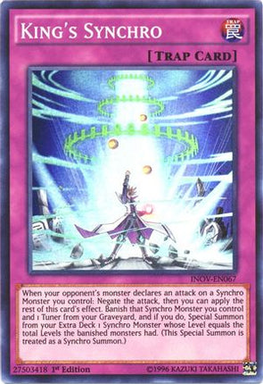 King's Synchro (Super Rare) [INOV-EN067] 1st Edition