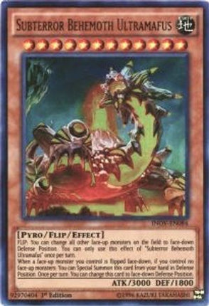 Subterror Behemoth Ultramafus (Ultra Rare) [INOV-EN084] 1st Edition