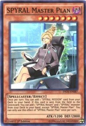 SPYRAL Master Plan (Super Rare) [INOV-EN087] 1st Edition