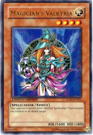 Magician's Valkyria (Ultra Rare) [SDSC-ENSE1] Structure Deck: Spellcaster's Command Limited