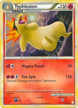 Typhlosion - 32/123 (Cosmos Holo) [Deck Exclusives] Holofoil