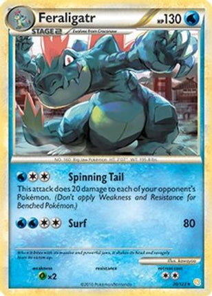Feraligatr - 20/123 (Cosmos Holo) [Deck Exclusives] Holofoil
