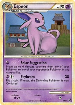 Espeon - 2/90 (HGSS Undaunted) [Deck Exclusives]