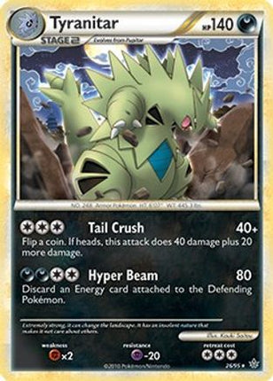 Tyranitar - 26/95 (HGSS Unleashed) [Deck Exclusives] Holofoil