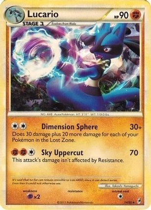 Lucario - 14/95 (Cracked Ice Holo) [Deck Exclusives] Holofoil