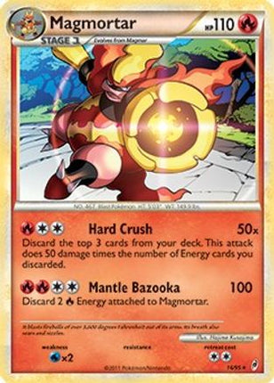 Magmortar - 16/95 (Call of Legends) [Deck Exclusives]