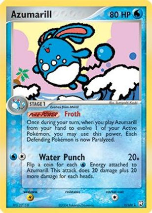 Azumarill - 1/109 (EX Team Rocket Returns) [Deck Exclusives]