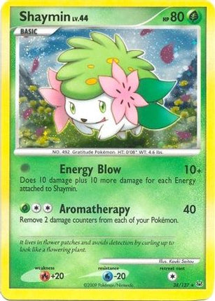 Shaymin - 38/127 (DPPt Platinum) [Deck Exclusives] Holofoil
