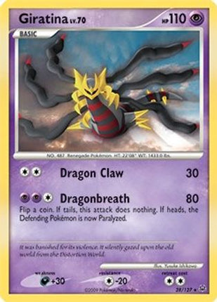 Giratina Lv. 70 - 28/127 (DPPt Platinum) [Deck Exclusives] Holofoil