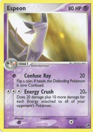 Espeon 16- EX Battle Stadium