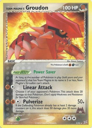 Team Magma's Groudon - 9/95 (EX Team Magma vs Team Aqua) [Deck Exclusives]