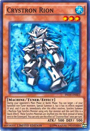 Crystron Rion (Super Rare) [INOV-ENSE3] Limited