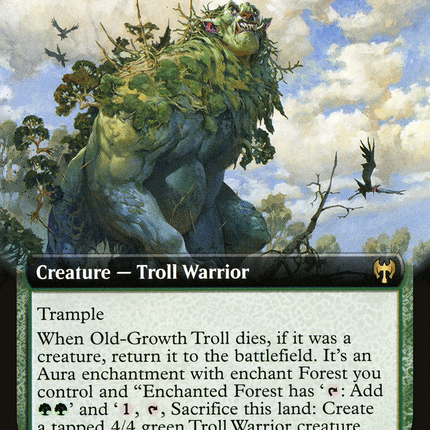 Old-Growth Troll (Extended Art) [Kaldheim]