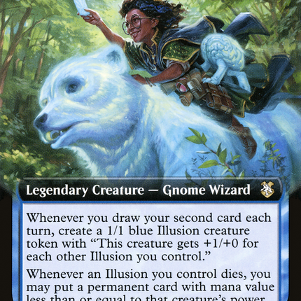 Minn, Wily Illusionist (Extended Art) [Forgotten Realms Commander]