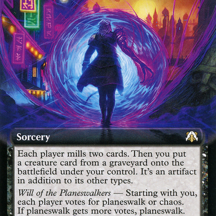 Path of the Schemer (Extended Art) [March of the Machine Commander] Foil