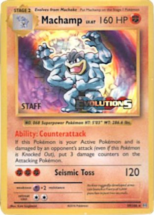 Machamp - 59/108 (Prerelease) [Staff] [XY Promos] Holofoil