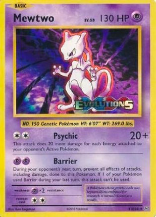 Mewtwo (XY Evolutions Prerelease) - null/null [XY Promos] Holofoil