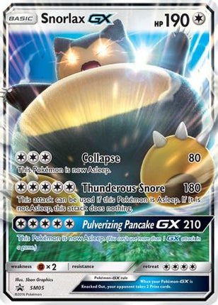 Snorlax GX - SM05 - SM05/null [SM Promos] Holofoil