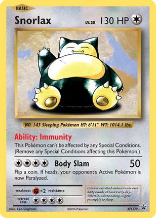 Snorlax - XY179 - XY179/null [XY Promos] Holofoil
