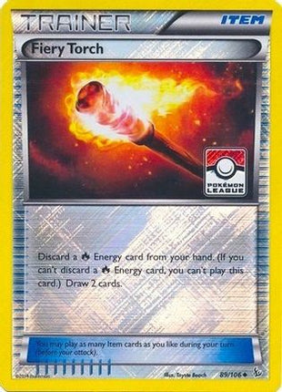 Fiery Torch - 89/106 (Pokemon League) [League & Championship Cards] Reverse Holofoil