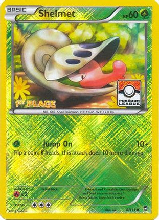 Shelmet - 8/111 (Pokemon League) [1st Place] [League & Championship Cards] Reverse Holofoil