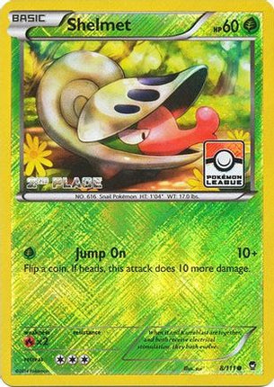 Shelmet - 8/111 (Pokemon League) [2nd Place] [League & Championship Cards] Reverse Holofoil