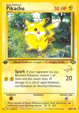 Pikachu [W Stamped] - 60/null [WoTC Promo]