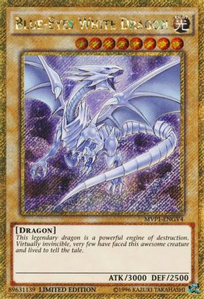 Blue-Eyes White Dragon (Gold Secret Rare)  [MVP1-ENGV4] Limited