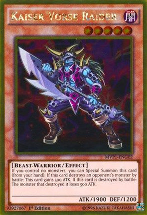 Kaiser Vorse Raider (Gold Rare) [MVP1-ENG02] 1st Edition