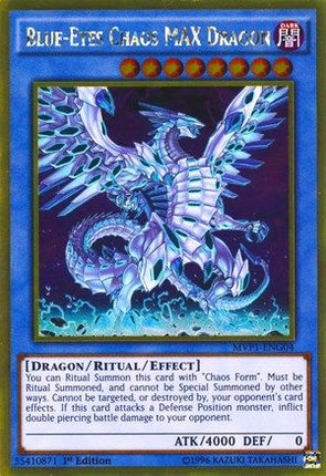 Blue-Eyes Chaos MAX Dragon (Gold Rare) [MVP1-ENG04] Unlimited