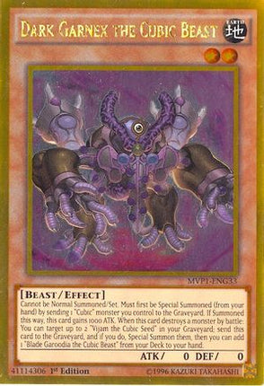 Dark Garnex the Cubic Beast (Gold Rare) [MVP1-ENG33] 1st Edition