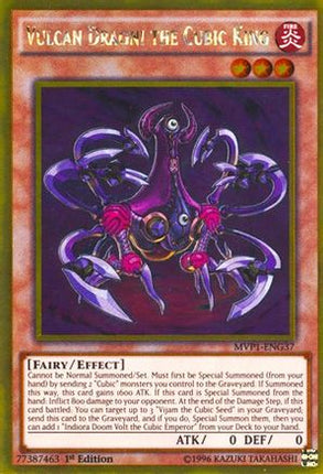 Vulcan Dragni the Cubic King (Gold Rare) [MVP1-ENG37] 1st Edition