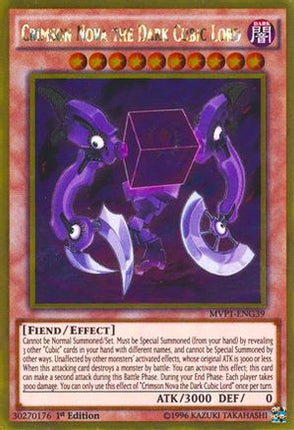 Crimson Nova the Dark Cubic Lord (Gold Rare) [MVP1-ENG39] Unlimited