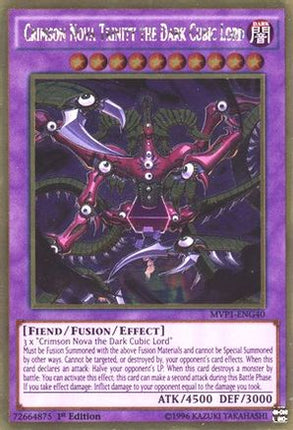 Crimson Nova Trinity the Dark Cubic Lord (Gold Rare) [MVP1-ENG40] Unlimited
