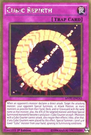 Cubic Rebirth (Gold Rare) [MVP1-ENG43] 1st Edition