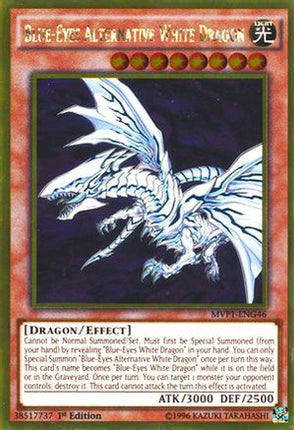 Blue-Eyes Alternative White Dragon (Gold Rare) [MVP1-ENG46] Unlimited