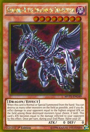 Gandora-X the Dragon of Demolition (Gold Rare) [MVP1-ENG49] 1st Edition