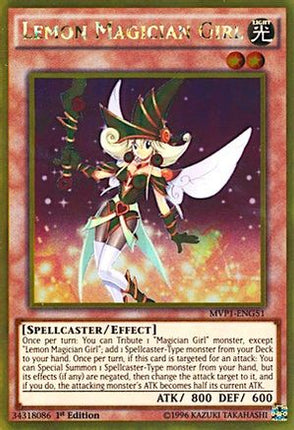 Lemon Magician Girl (Gold Rare) [MVP1-ENG51] 1st Edition