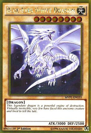 Blue-Eyes White Dragon (Gold Rare) [MVP1-ENG55] Unlimited