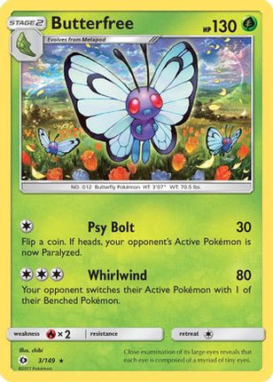 Butterfree - 3/149 [SM Base Set]