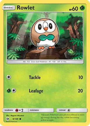 Rowlet - 9/149 [SM Base Set]
